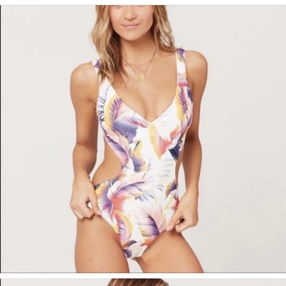 L Space Monaco Sunset Palm * New With Tags, Size 6..